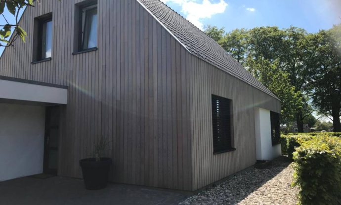 Verbouwing van woning in Barger-Compascuum